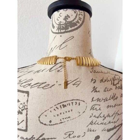 B35 Napier Vintage Cleopatra Collar Choker Egyptian Revival Jackie Kennedy - Picture 4 of 7